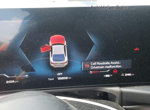 WBY33AW05RFS53406 2024 BMW I4 Green Вид щитка приладів