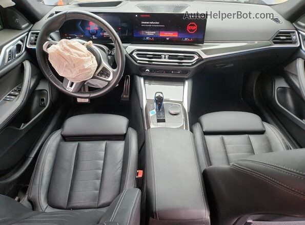 WBY33AW09PFP28326 2023 BMW I4 Blue Առջևի վահանակի տեսք