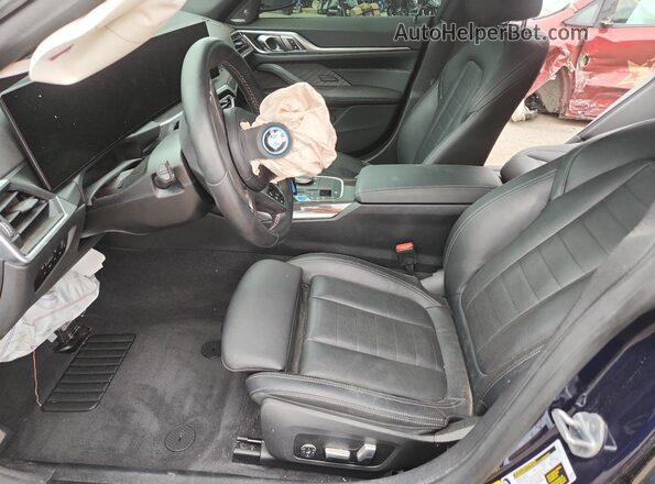WBY33AW09PFP28326 2023 BMW I4 Blue Սալոնի դիմացի տեսք
