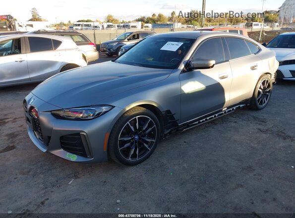 WBY33AW0XPFP25841 2023 BMW I4 Gray Front left