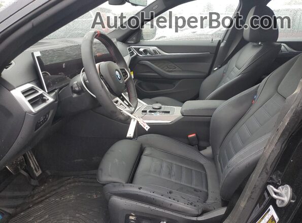 WBY33HD06SFU10216 2025 BMW I4 Black Widok wnętrza z przodu