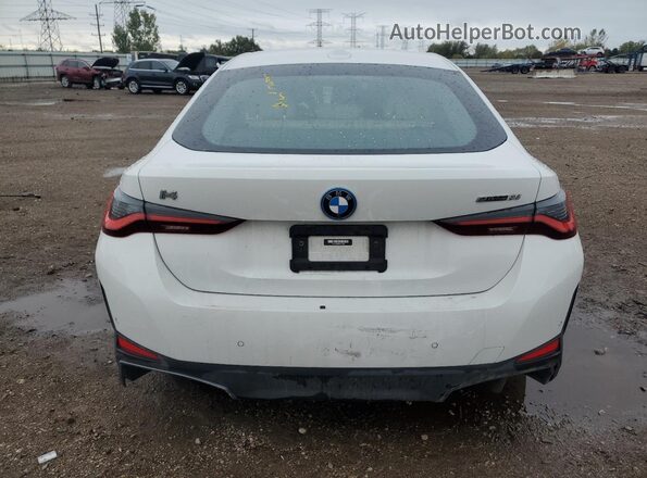 WBY43AW09PFP47866 2023 BMW I4 White Vista trasera