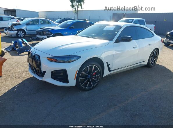 WBY43AW0XRFS79259 2024 BMW I4 White Передня ліва чверть