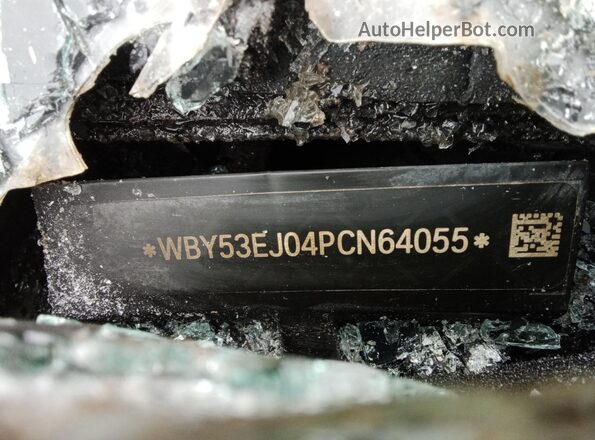 WBY53EJ04PCN64055 2023 BMW OTHER Gray VIN կոդի պիտակի տեսք