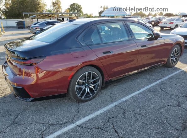 WBY53EJ06PCN85571 2023 BMW OTHER Бордовый Задняя правая четверть