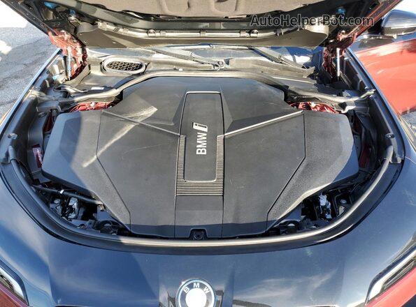 WBY53EJ06PCN85571 2023 BMW OTHER Бордовый Вид задней части салона