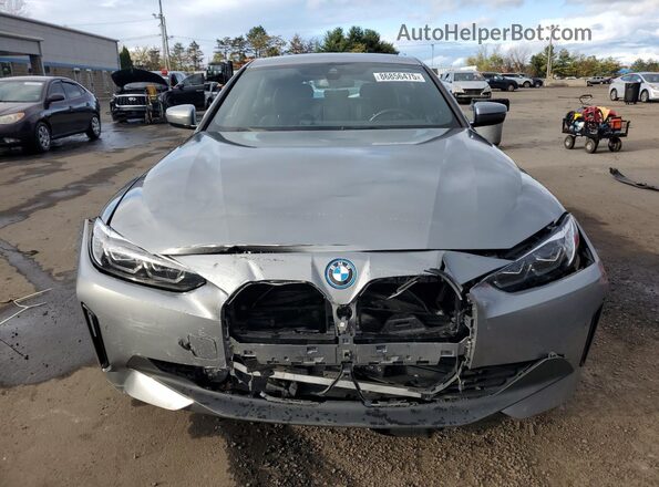 WBY73AW00NFN08359 2022 BMW I4 Gray Вид спереду