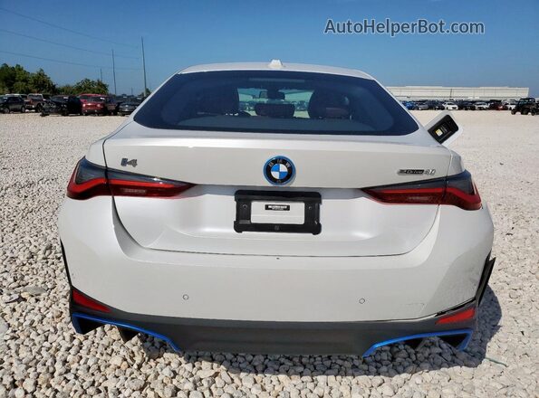 WBY73AW02PFN81848 2023 BMW I4 White Vista trasera