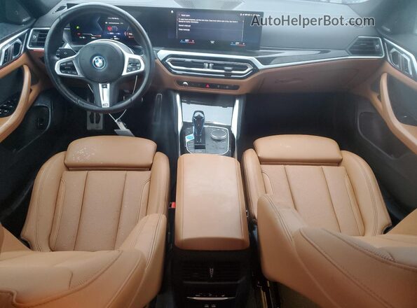 WBY73AW05NFN20880 2022 BMW I4 Blue Dashboard view