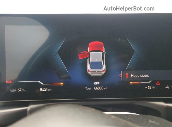 WBY73AW09PFR31069 2023 BMW I4 Silver Вид щитка приладів