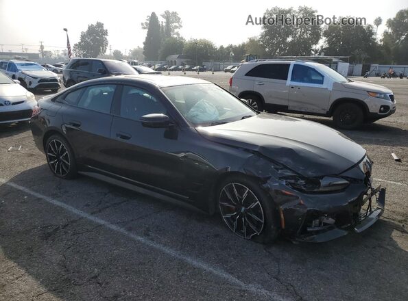 WBY73AW0XPFN83377 2023 BMW I4 Black Передня права чверть