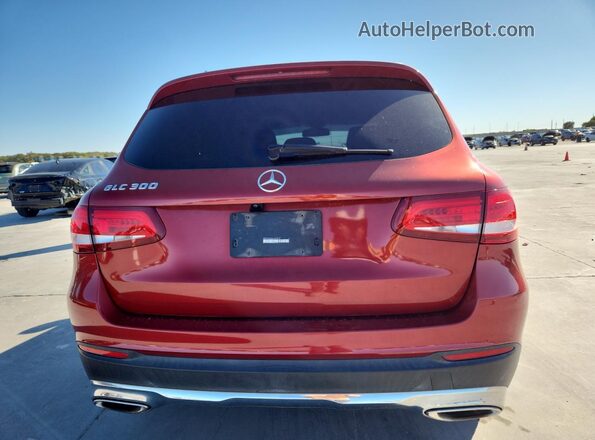 WDC0G4JB3GF090975 2016 MERCEDES-BENZ GLC-CLASS Red უკანა ხედი