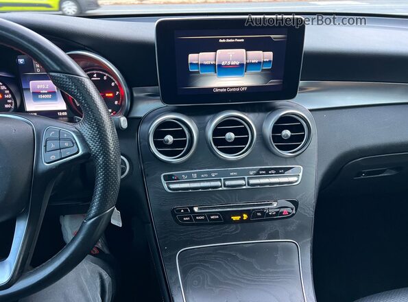 WDC0G4JB6GF095510 2016 MERCEDES-BENZ GLC-CLASS Black უკანა სავარძლების ხედი