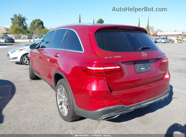 WDC0G4JB8HF132896 2017 MERCEDES-BENZ GLC 300 Red 