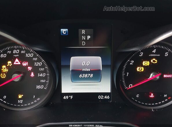 WDC0G4KB0KF666903 2019 MERCEDES-BENZ GLC 300 White Вид задніх сидінь
