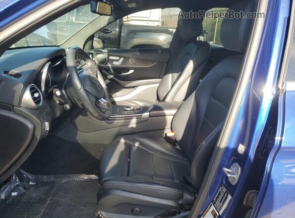 WDC0G4KB4HV004112 2017 MERCEDES-BENZ GLC-CLASS Blue წინა სალონის ხედი