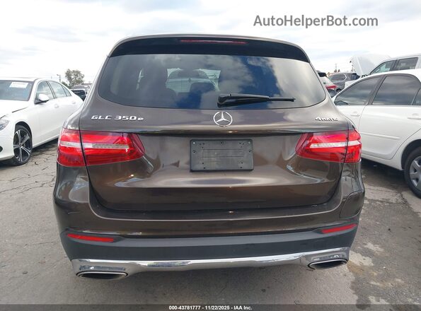 WDC0G5EB2JF401397 2018 MERCEDES-BENZ GLC 350E Brown 