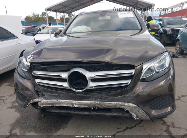 WDC0G5EB2JF401397 2018 MERCEDES-BENZ GLC 350E Brown Vista del cuadro de instrumentos