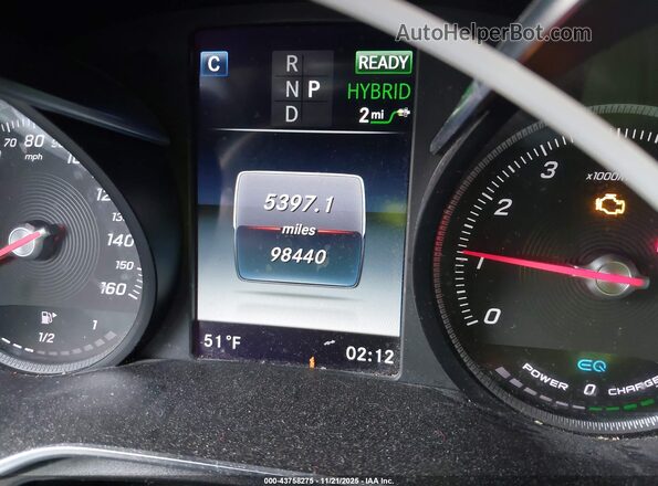 WDC0G5EB7KF596320 2019 MERCEDES-BENZ GLC 350E Gray უკანა სავარძლების ხედი