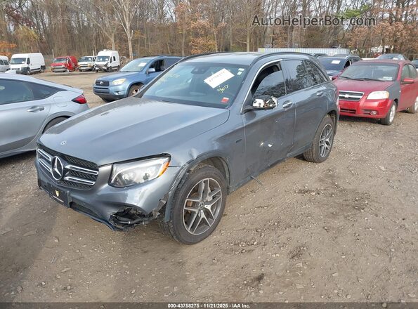 WDC0G5EB7KF596320 2019 MERCEDES-BENZ GLC 350E Gray წინა მარცხენა ხედი სამი მეოთხედიდან