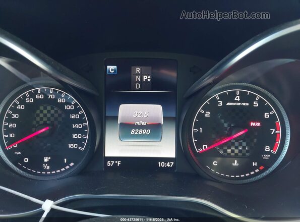 WDC0G6EB1KF519500 2019 MERCEDES-BENZ AMG GLC 43 Silver Вид задніх сидінь