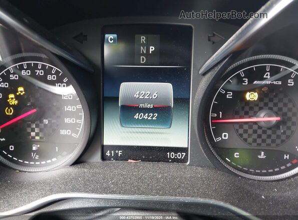 WDC0G6EB2KF517514 2019 MERCEDES-BENZ AMG GLC 43 Gray უკანა სავარძლების ხედი