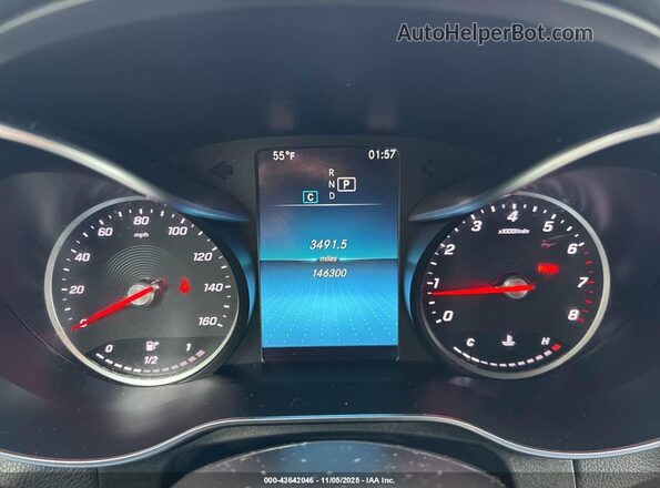 WDC0G8DB1LF701082 2020 MERCEDES-BENZ GLC 300 Black Vista de los asientos traseros