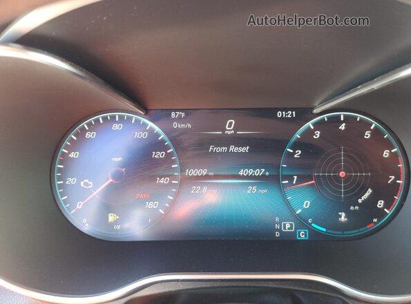 WDC0G8DB9LF754029 2020 MERCEDES-BENZ GLC-CLASS White Սարքավորումների վահանակի տեսք