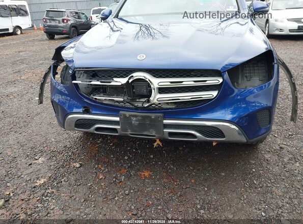 WDC0G8EB8LF680195 2020 MERCEDES-BENZ GLC 300 Blue Դիմացի տեսք