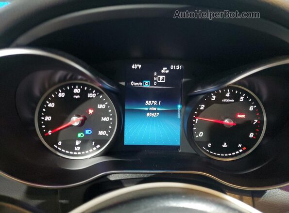 WDC0G8EB9LF755020 2020 MERCEDES-BENZ GLC-CLASS Black ხელსაწყოთა პანელის ხედი