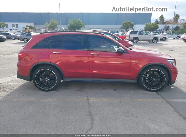 WDC0G8JB2KF486492 2019 MERCEDES-BENZ AMG GLC 63 Red Вид задньої частини салону