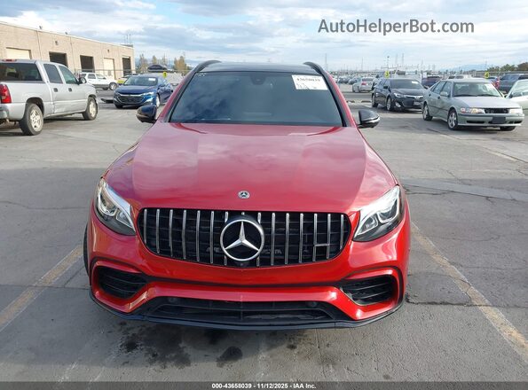 WDC0G8JB2KF486492 2019 MERCEDES-BENZ AMG GLC 63 Red Вид щитка приладів