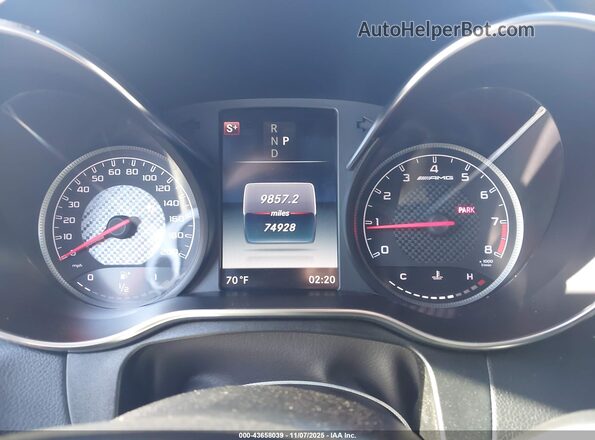 WDC0G8JB2KF486492 2019 MERCEDES-BENZ AMG GLC 63 Red Вид задніх сидінь