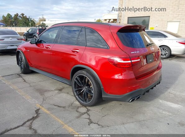 WDC0G8JB2KF486492 2019 MERCEDES-BENZ AMG GLC 63 Red Задня ліва чверть