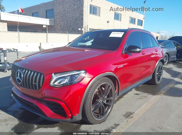 WDC0G8JB2KF486492 2019 MERCEDES-BENZ AMG GLC 63 Red Вид спереду