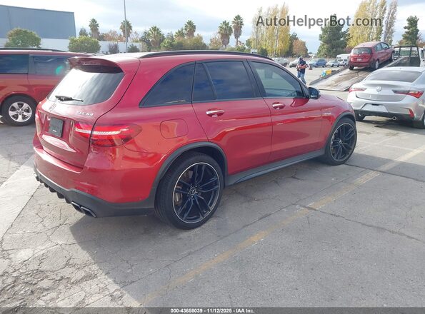 WDC0G8JB2KF486492 2019 MERCEDES-BENZ AMG GLC 63 Red Задня права чверть