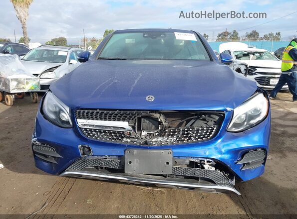 WDC0J4KB0KF503153 2019 MERCEDES-BENZ GLC 300 COUPE Blue წინა პანელის ხედი