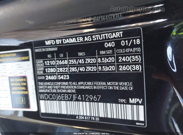 WDC0J6EB7JF412967 2018 MERCEDES-BENZ AMG GLE 43 COUPE Черный Вид подкапотного пространства