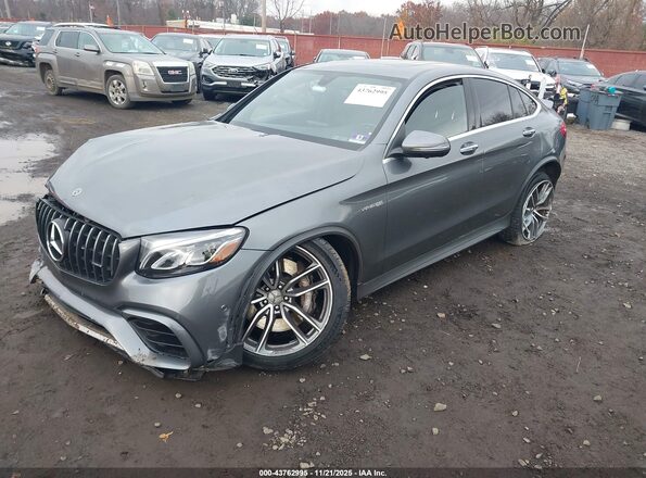 WDC0J8JB3KF487099 2019 MERCEDES-BENZ AMG GLC 63 COUPE Gray Przód lewy