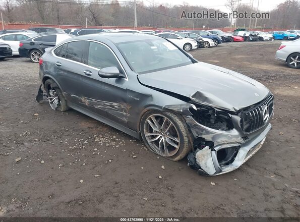 WDC0J8JB3KF487099 2019 MERCEDES-BENZ AMG GLC 63 COUPE Gray Widok z przodu