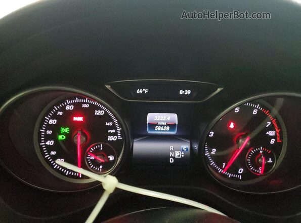 WDCTG4EB0LU028494 2020 MERCEDES-BENZ GLA White Instrument cluster view