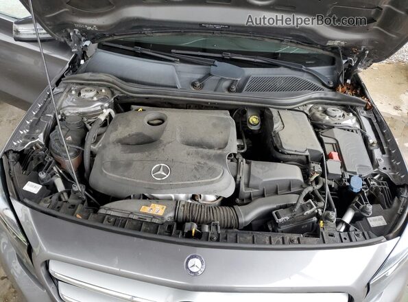 WDCTG4EB2HJ342575 2017 MERCEDES-BENZ GLA Gray Սալոնի հետևի տեսք