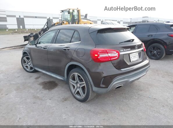WDCTG4EB4GJ189681 2016 MERCEDES-BENZ GLA 250 Brown უკანა მარცხენა
