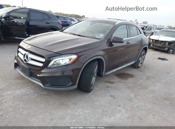 WDCTG4EB4GJ189681 2016 MERCEDES-BENZ GLA 250 Brown წინა მარცხენა ხედი სამი მეოთხედიდან