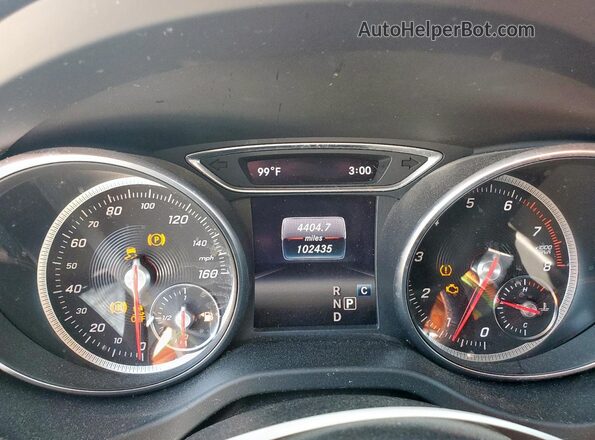 WDCTG4EB4JJ507192 2018 MERCEDES-BENZ GLA Красный Вид щитка приборов