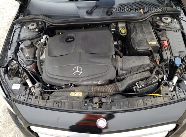 WDCTG4EB5GJ256868 2016 MERCEDES-BENZ GLA Black Вид задньої частини салону