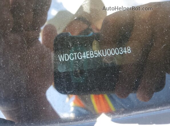 WDCTG4EB5KU000348 2019 MERCEDES-BENZ GLA Белый Вид наклейки с VIN-кодом