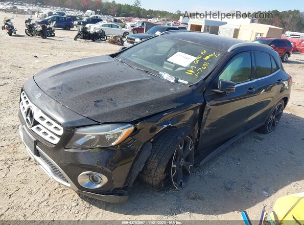 WDCTG4EB7KU017698 2019 MERCEDES-BENZ GLA 250 Черный Передняя левая четверть