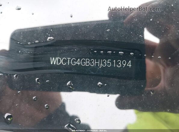 WDCTG4GB3HJ351394 2017 MERCEDES-BENZ GLA 250 Белый 