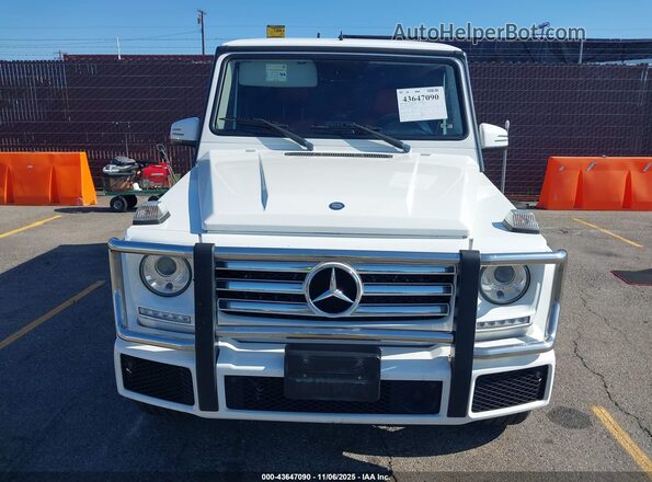 WDCYC3KF2GX247111 2016 MERCEDES-BENZ G 550 White Widok zestawu wskaźników
